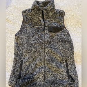 Grey fuzzy L.L.Bean vest - never worn